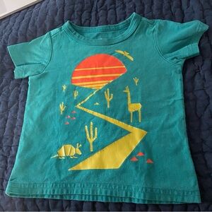 Tea Collection Teal Desert Toddler Graphic Tee